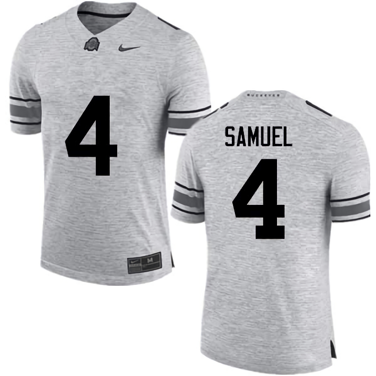 Curtis Samuel Ohio State Buckeyes Men's NCAA #4 Nike Gray College Stitched Football Jersey RHU1456UE